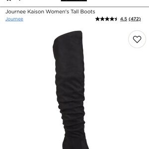 NWOT Journee Collection Women's Over the Knee Black Boots